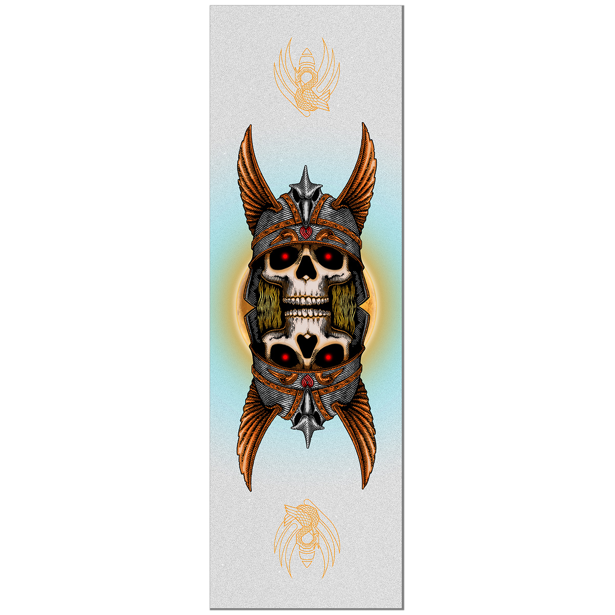 Powell Peralta Andy Anderson Skull Egg Griptape Sheet Clear 10.5