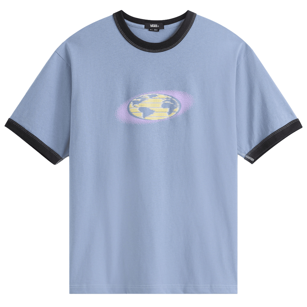 Vans Pixel Globe T-Shirt Glacial Slate