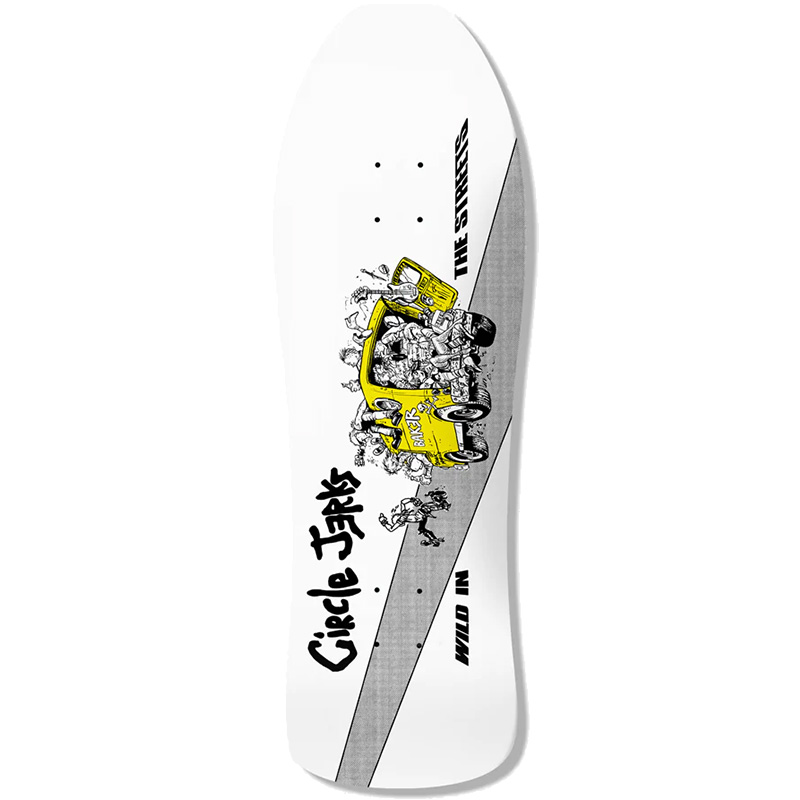 Baker Tyson Peterson Circle Jerks Wild Shaped Skateboard Deck 10.0 Baker Tyson Peterson Circle Jerks Wild Shaped Skateboard Deck 10.0