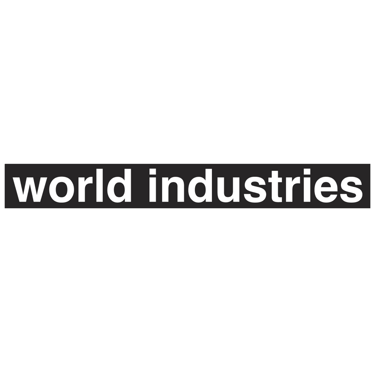 World Industries World Logo Sticker