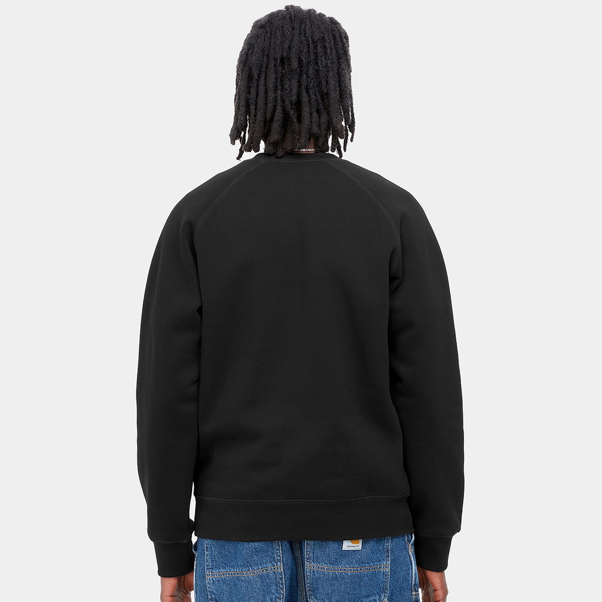 Carhartt WIP Chase Crewneck Sweater Black/Gold Carhartt WIP Chase Crewneck Sweater Black/Gold