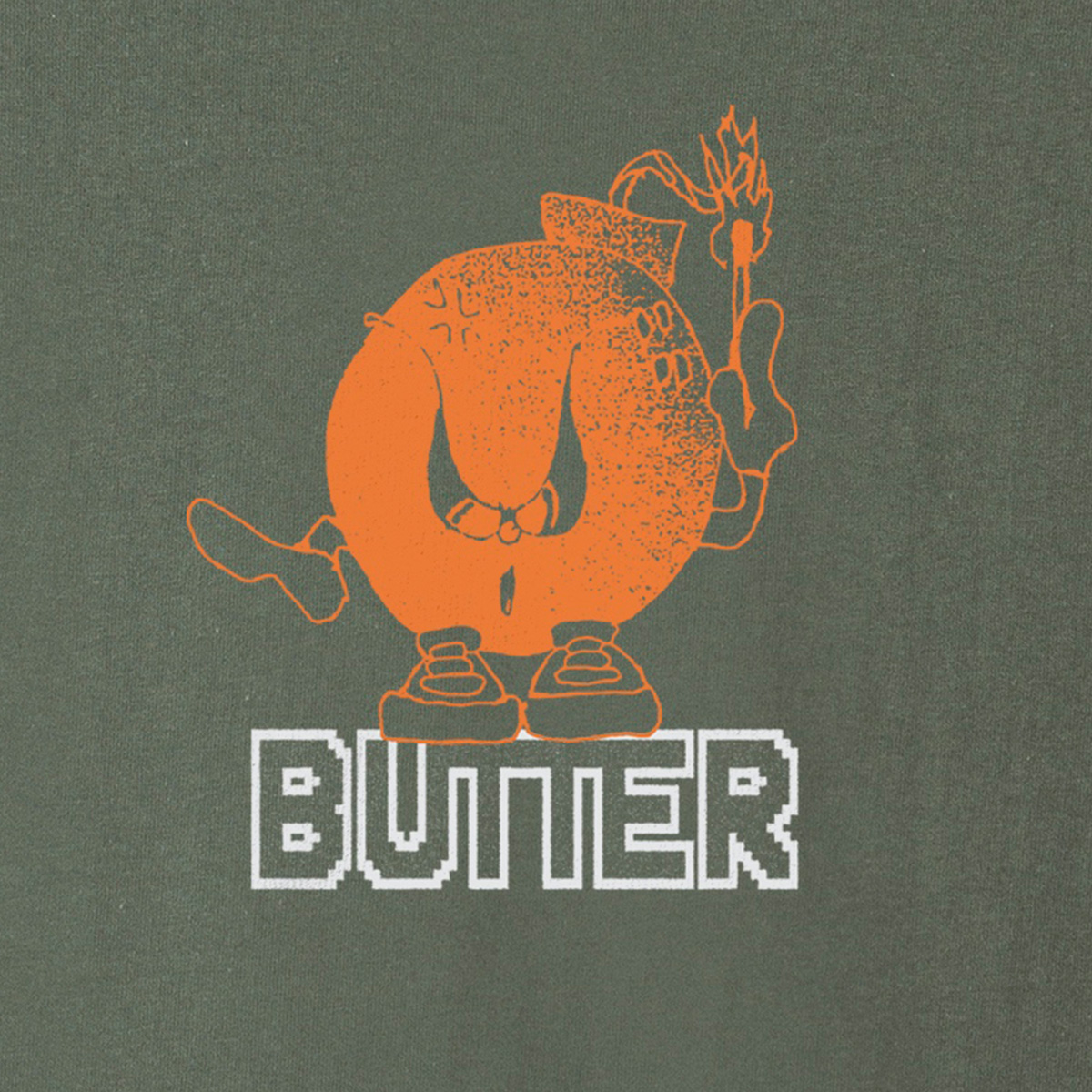 Butter Goods Bomb T-Shirt Army Butter Goods Bomb T-Shirt Army