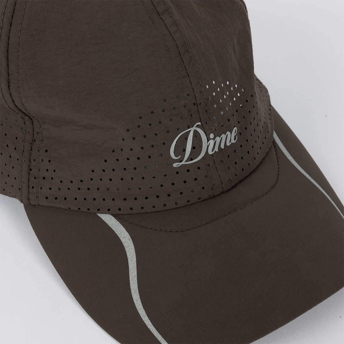 Dime Cursive Tech Cap Charcoal