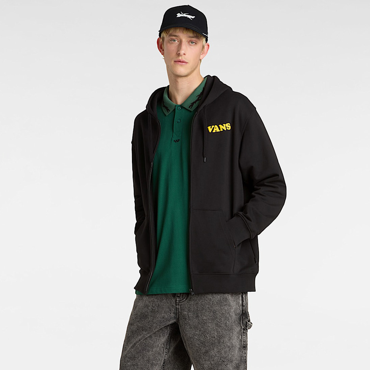 Vans Skate Mesh Polo Shirt Rain Forest Vans Skate Mesh Polo Shirt Rain Forest