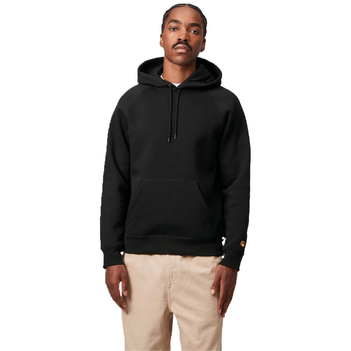 Carhartt WIP Hooded Chase Sweater Black/Gold