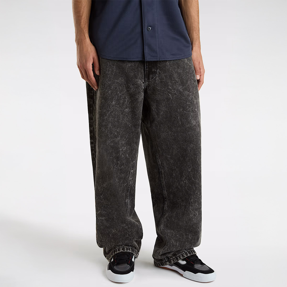 Vans Check-5 Baggy Denim Pant Stonewash Black Vans Check-5 Baggy Denim Pant Stonewash Black