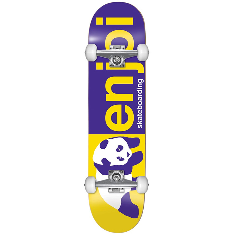 Enjoi Half and Half FP Complete Skateboard Purple 8.0