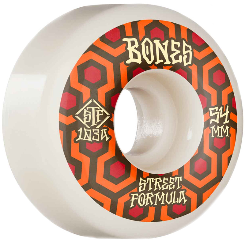 Bones STF Retros V1 Standard Wheels 103a White 54mm Bones STF Retros V1 Standard Wheels 103a White 54mm