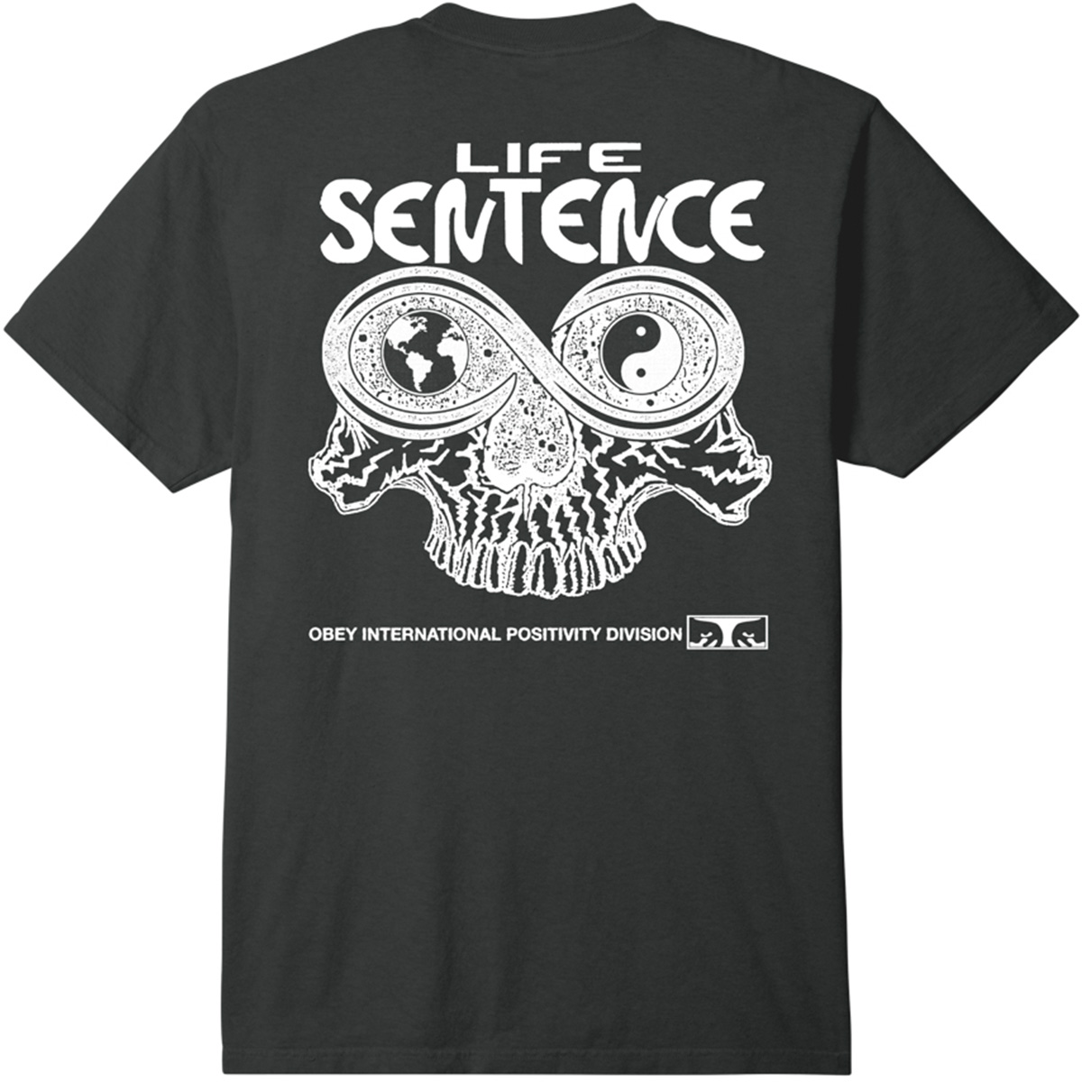 Obey Life Sentence T-Shirt Pigment Vintage Black