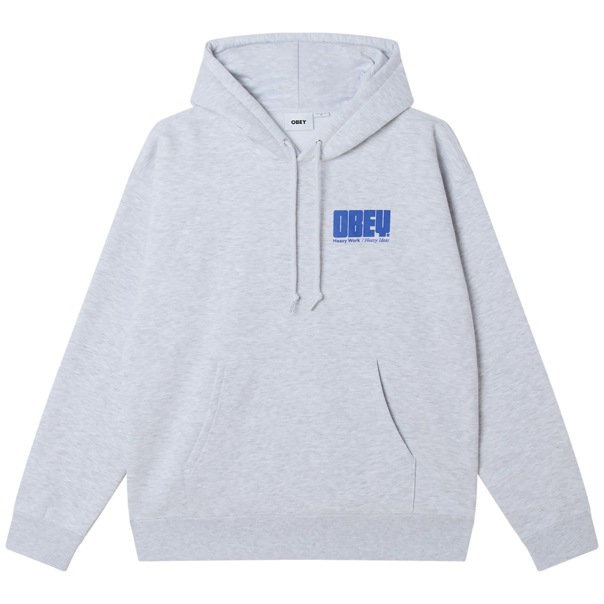Obey Heavy Ideas Hooded Sweater Ash Grey