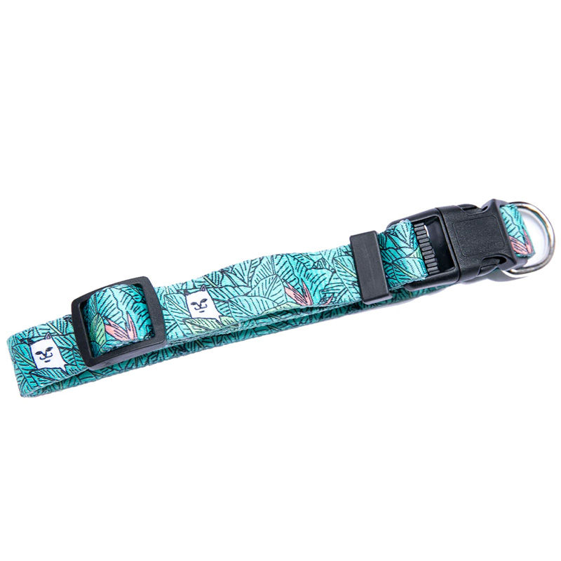 RIPNDIP Nermal Leaf Pet Collar Green