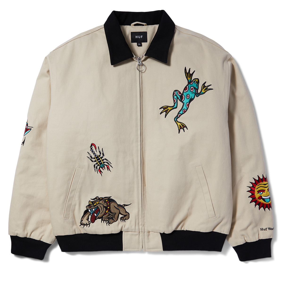 HUF Bledsoe Work Jacket Natural HUF Bledsoe Work Jacket Natural