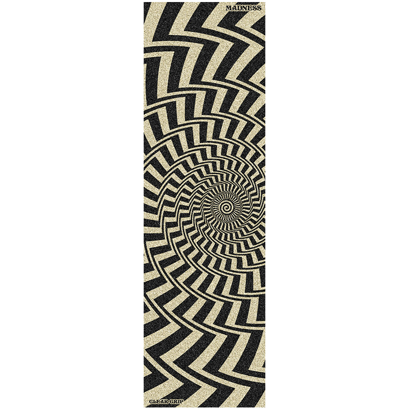 Madness Acid Swirl Griptape Sheet Clear/Black 10.0