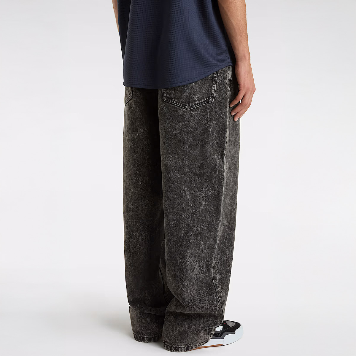 Vans Check-5 Baggy Denim Pant Stonewash Black Vans Check-5 Baggy Denim Pant Stonewash Black