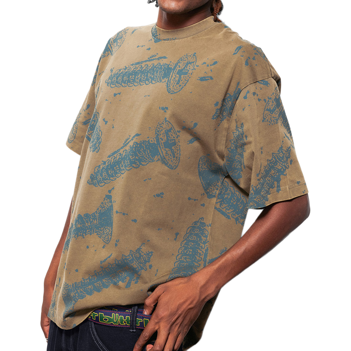 Butter Goods Screw T-shirt Washed Fatigue