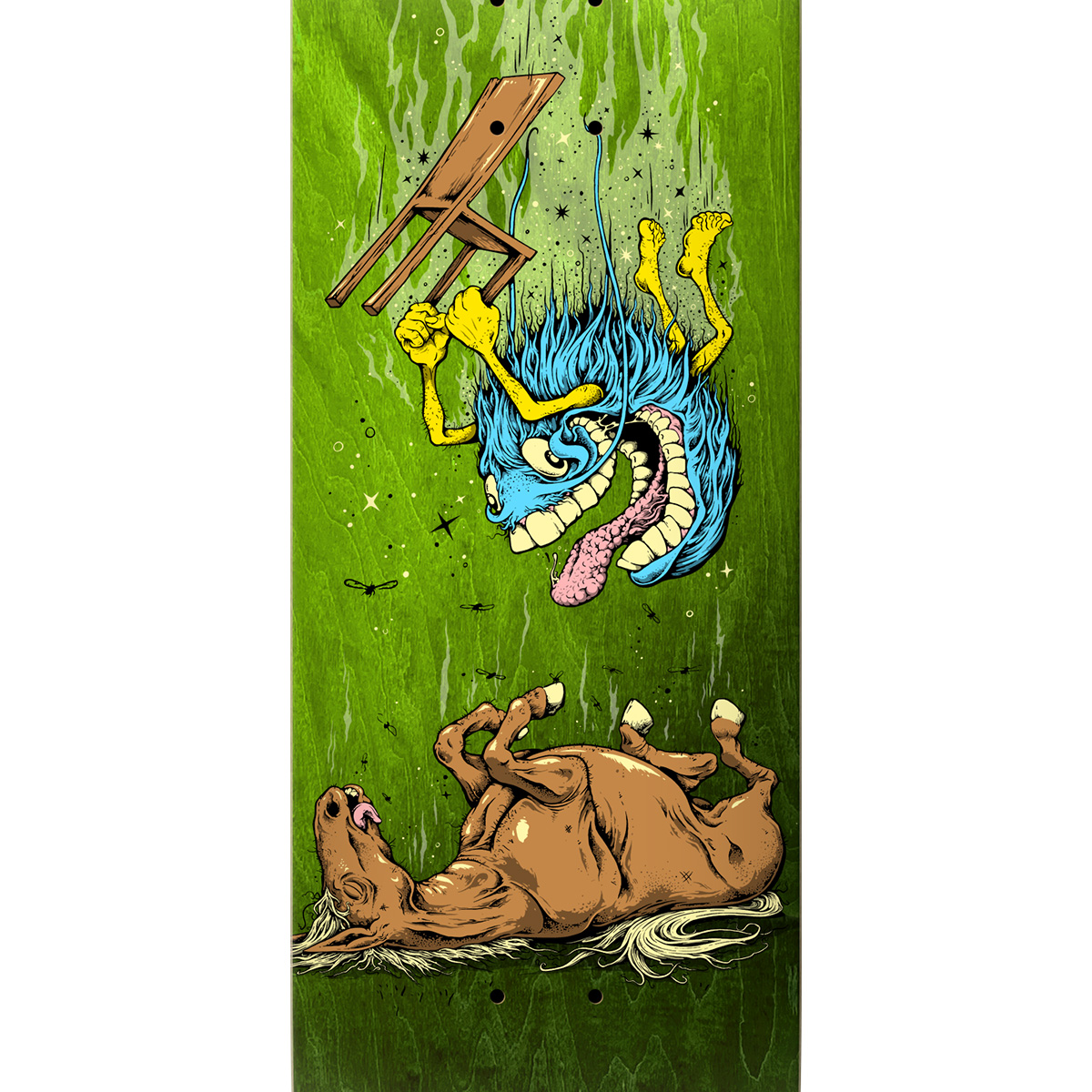 Anti Hero Hewitt Beat Down Grimple Stix Skateboard Deck 8.38 Anti Hero Hewitt Beat Down Grimple Stix Skateboard Deck 8.38