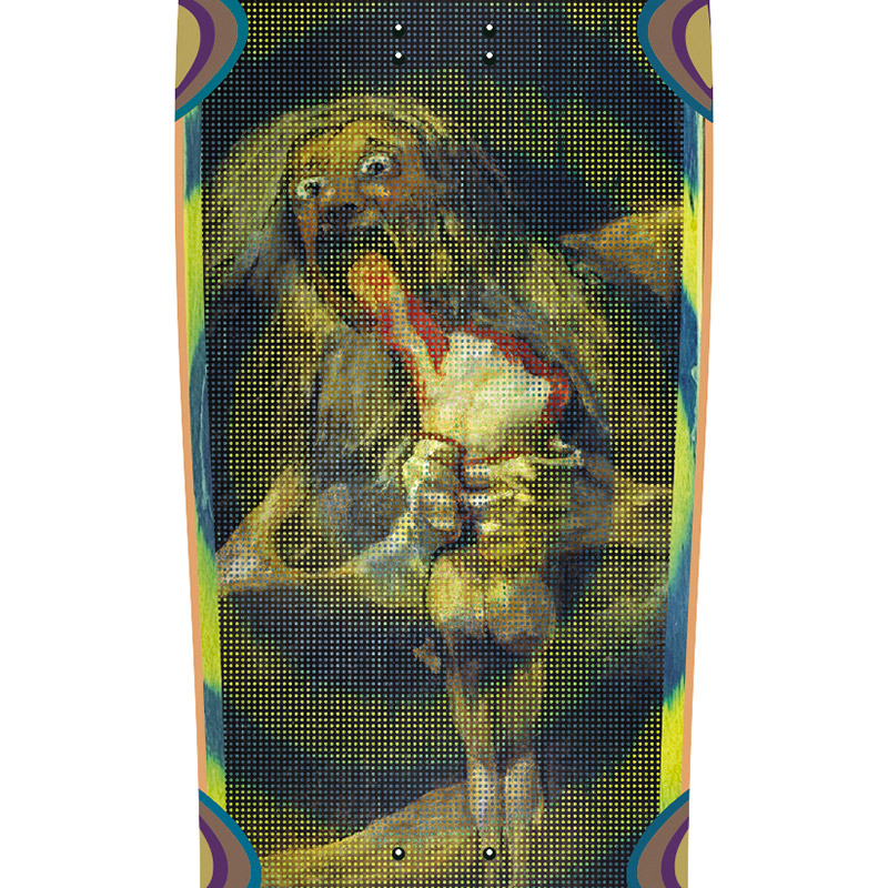 Madness Halftone Son R7 Skateboard Deck Green Swirl 9.5 Madness Halftone Son R7 Skateboard Deck Green Swirl 9.5