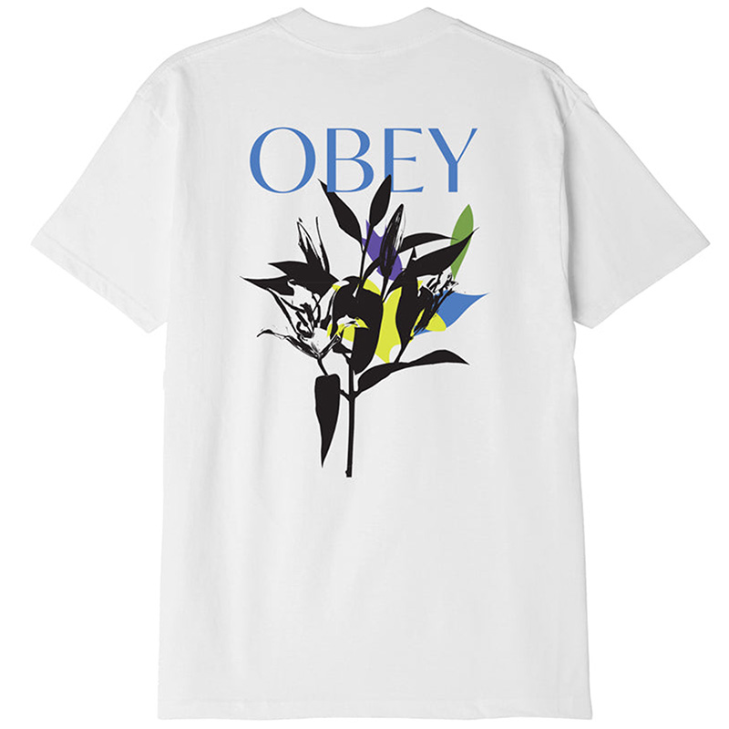 Obey Botanical T-Shirt White Obey Botanical T-Shirt White