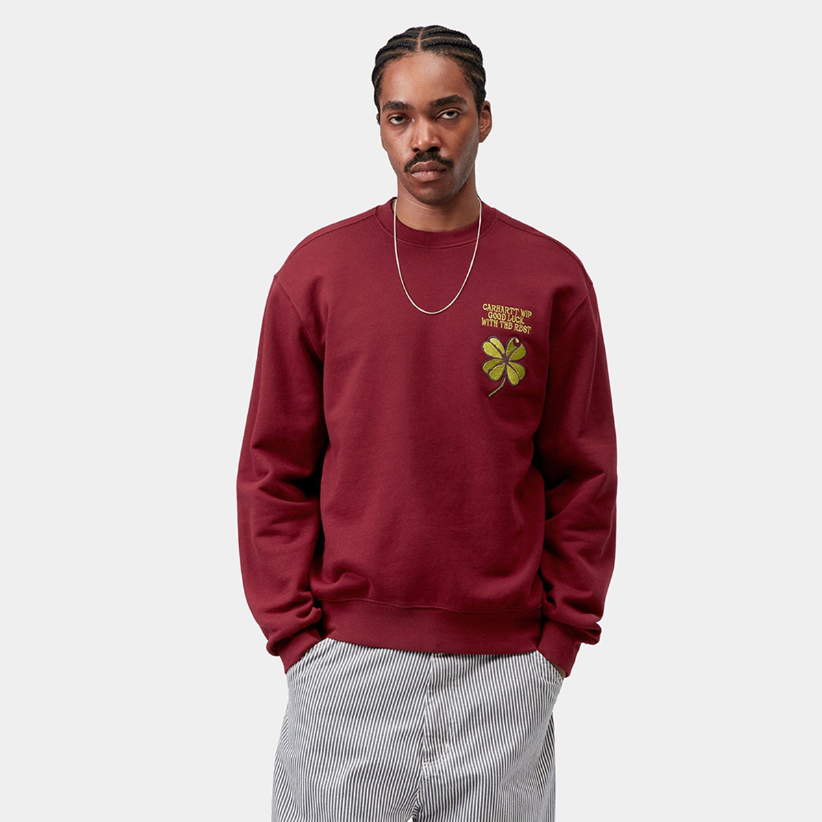 Carhartt WIP Clover Sweater Marsala