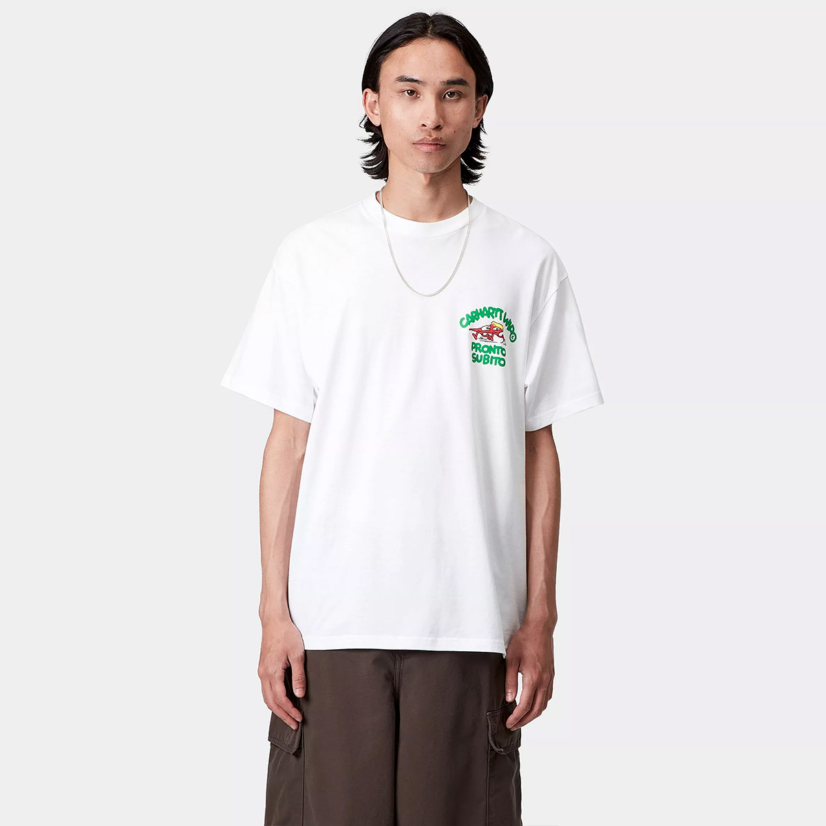 Carhartt WIP Pronto T-Shirt White Carhartt WIP Pronto T-Shirt White