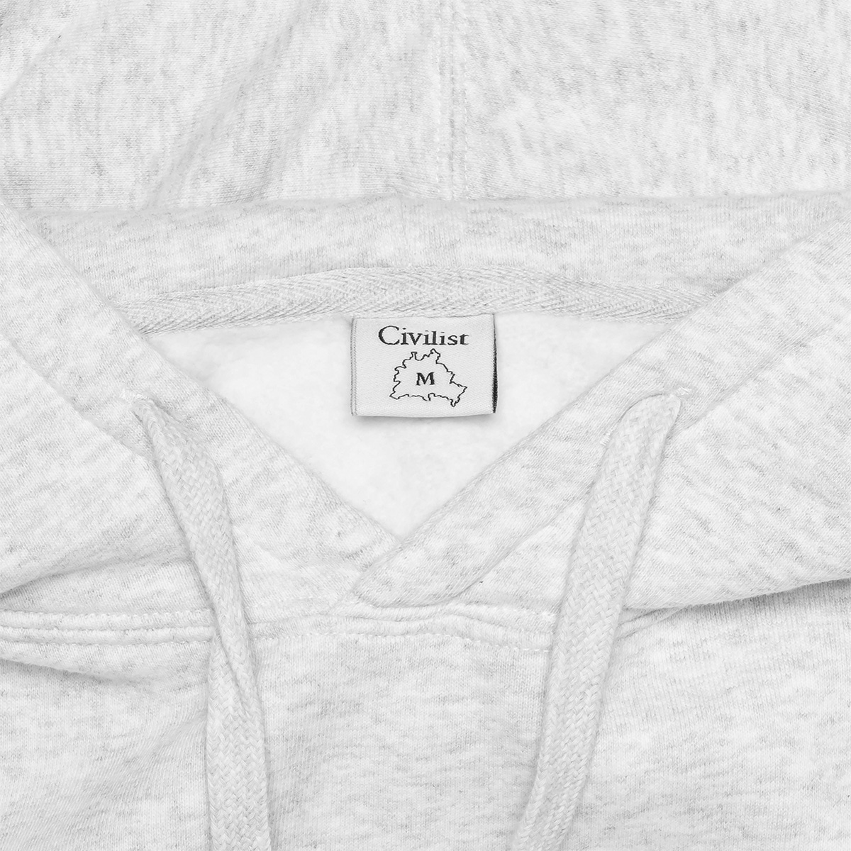 Civilist Karls Berg Hooded Sweater Light Heather Grey Civilist Karls Berg Hooded Sweater Light Heather Grey