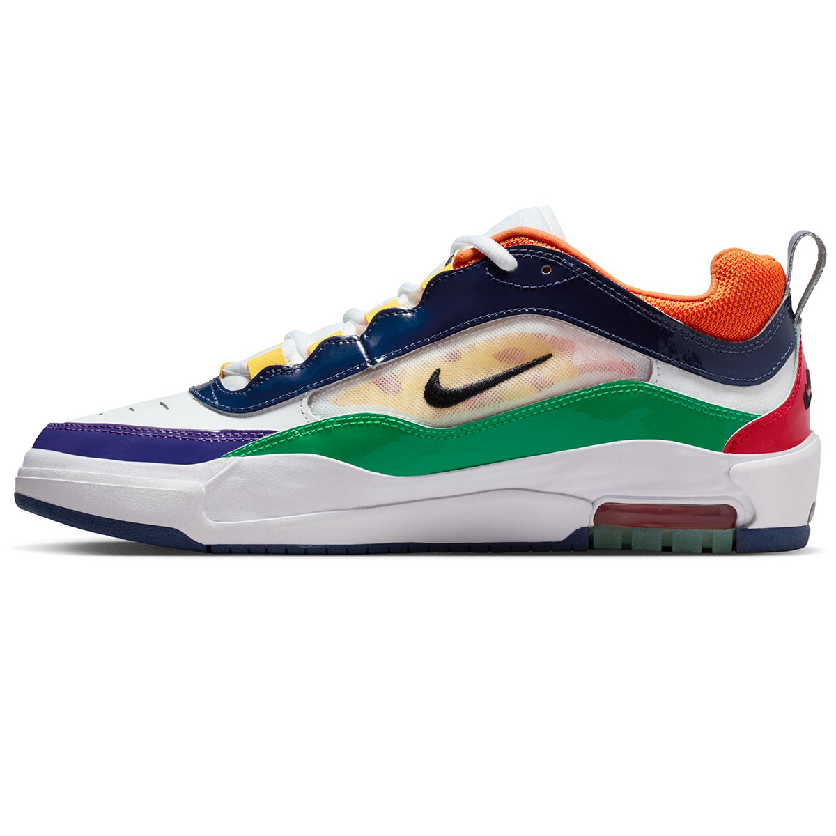 Nike SB Air Max Ishod PRM Univ Red/Black-Amarillo-Navy-Court Purple-Safety Orange