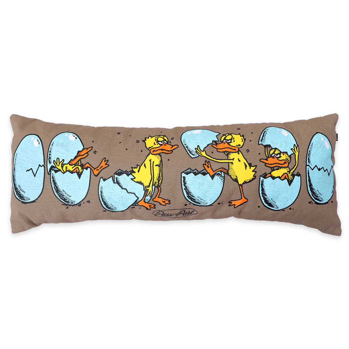 Pass Port Born Tired Bolster Cushion Taupe