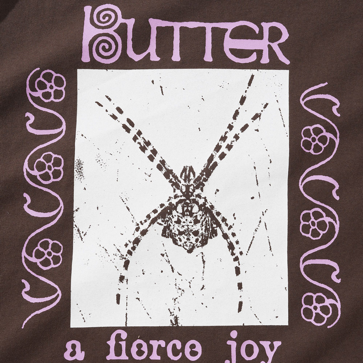 Butter Goods Fierce Joy T-shirt Chocolate
