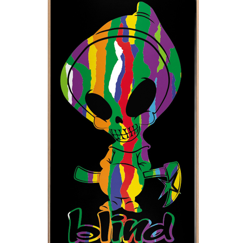 Blind Reaper Sweater Pattern FP Complete Skateboard Black 8.125 Blind Reaper Sweater Pattern FP Complete Skateboard Black 8.125