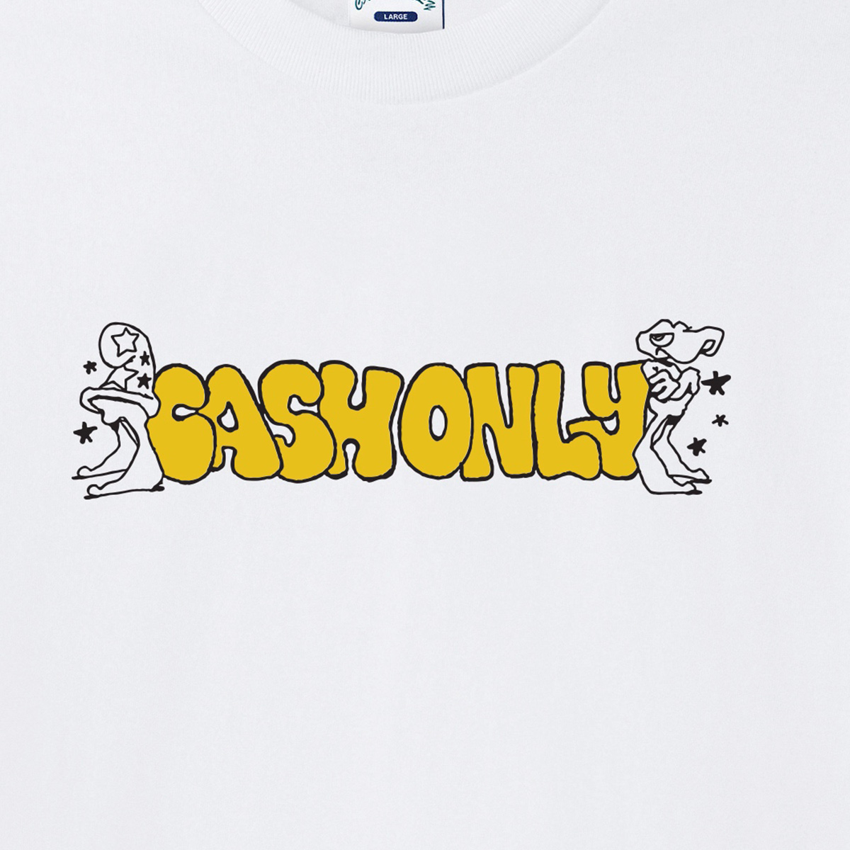Cash Only Sketchbook T-Shirt White Cash Only Sketchbook T-Shirt White