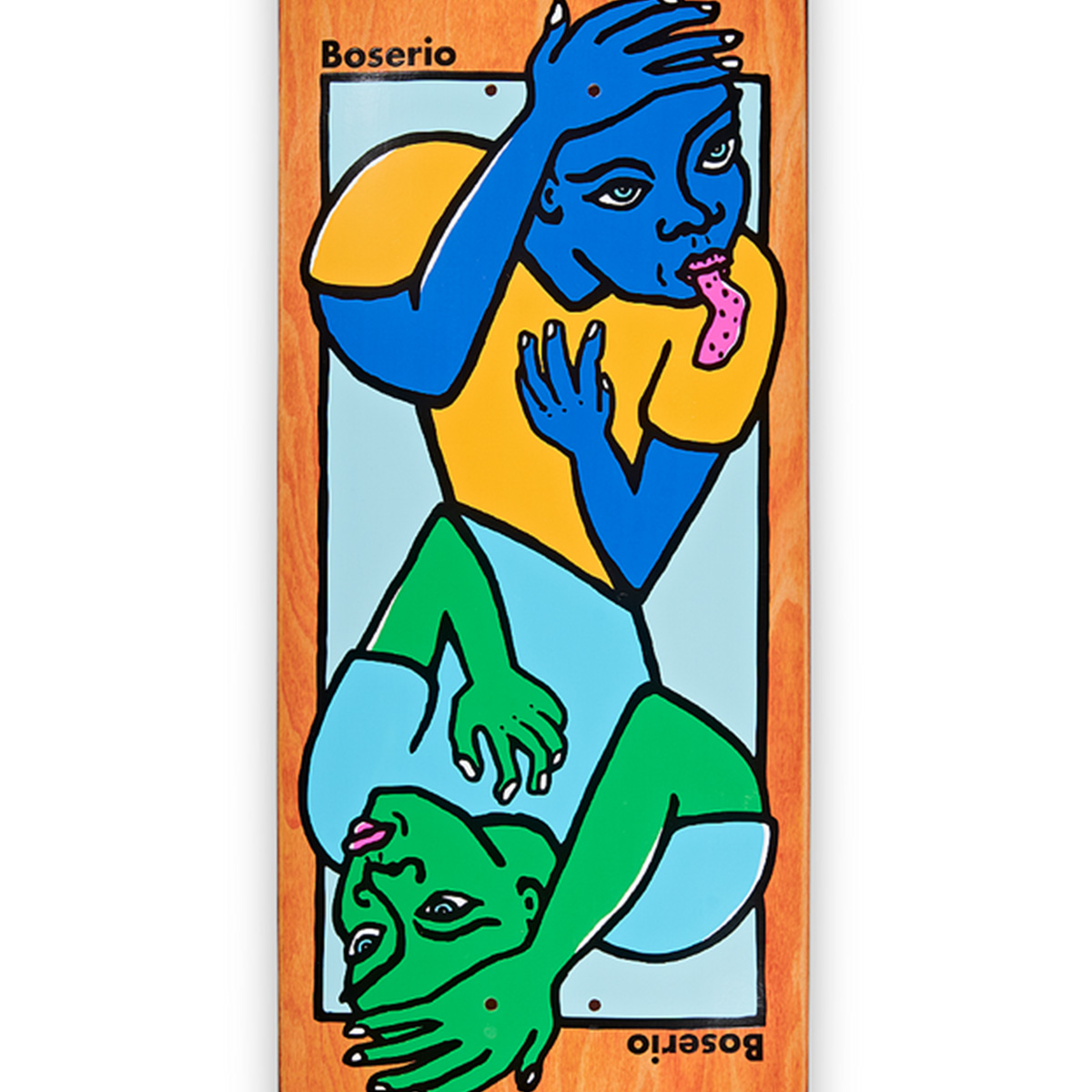 Polar Nick Boserio Double Head Skateboard Deck 8.25 Polar Nick Boserio Double Head Skateboard Deck 8.25