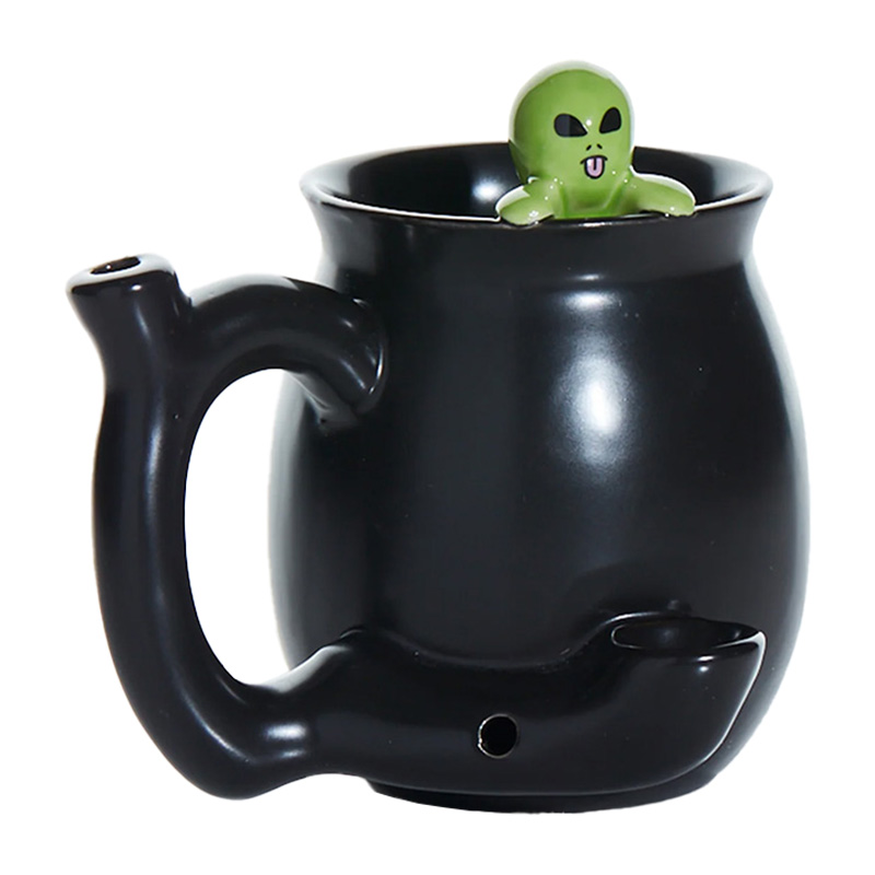 RIPNDIP Lord Alien Wake & Bake Mug Black RIPNDIP Lord Alien Wake & Bake Mug Black