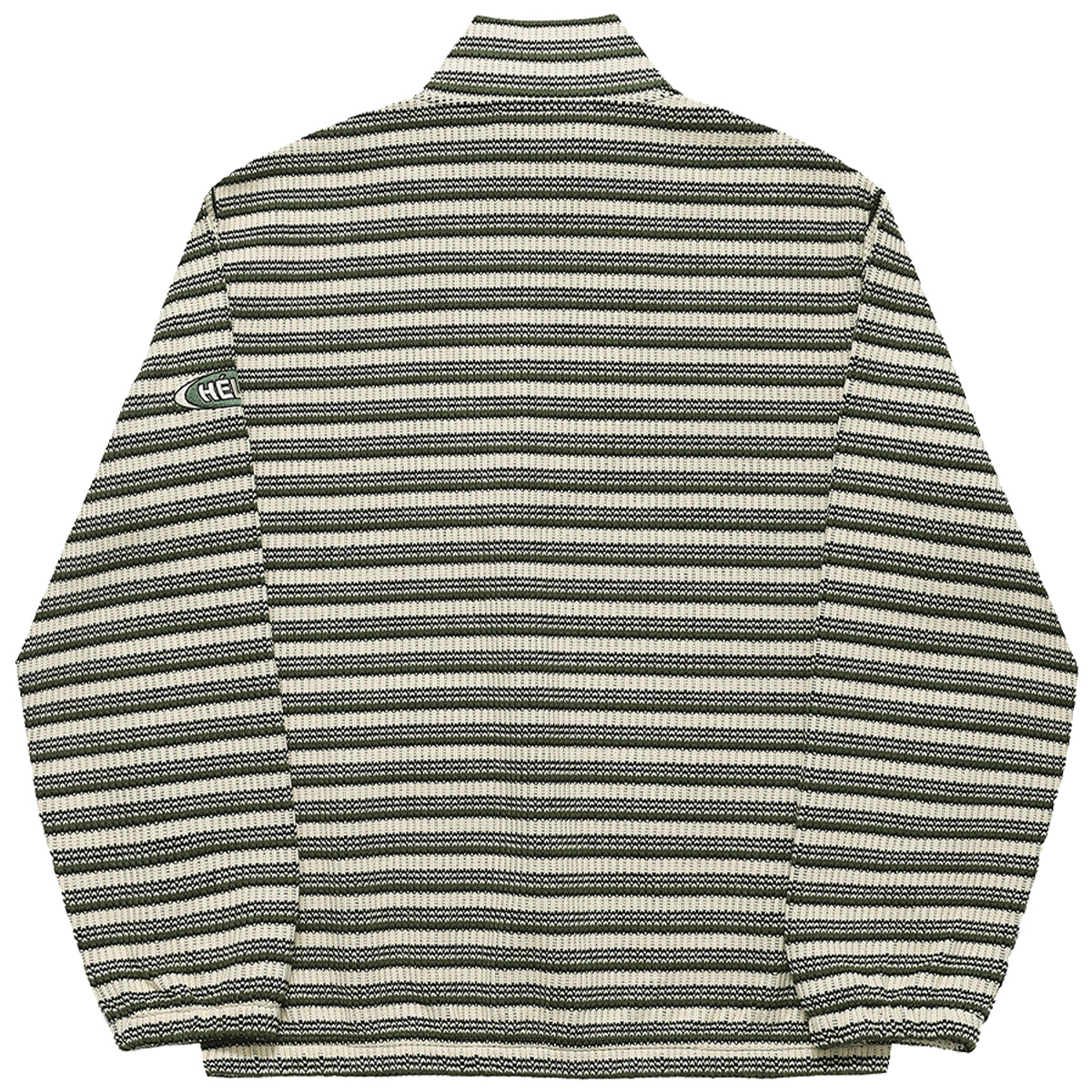 Helas Raymond Quarter Zip Knit Striped Multico
