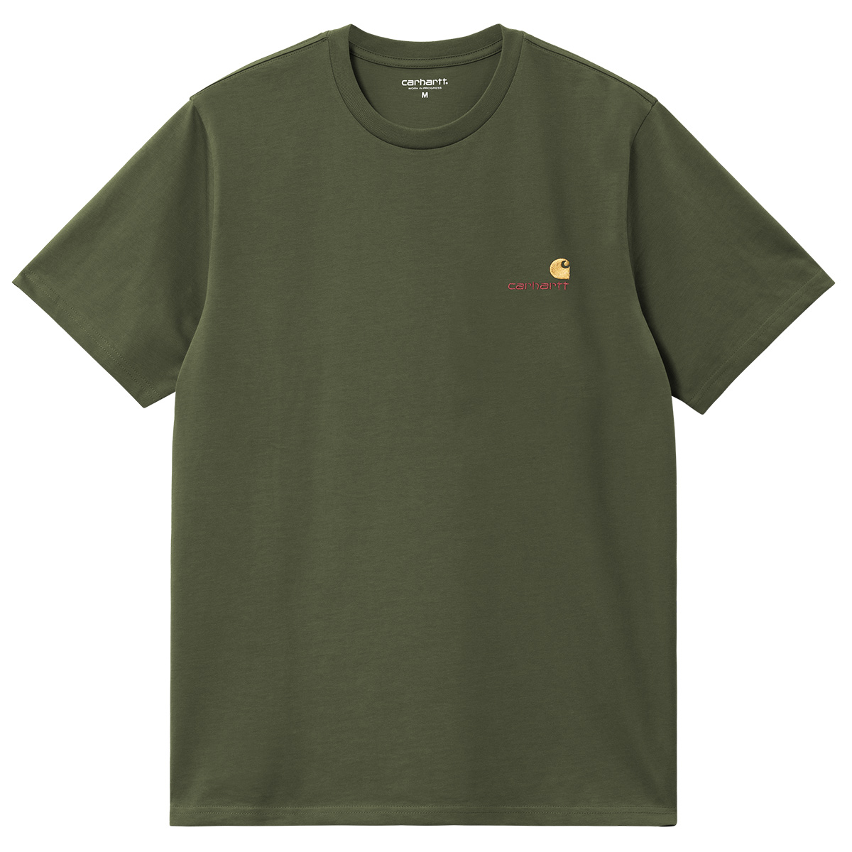 Carhartt WIP American Script T-Shirt Tarragon Carhartt WIP American Script T-Shirt Tarragon