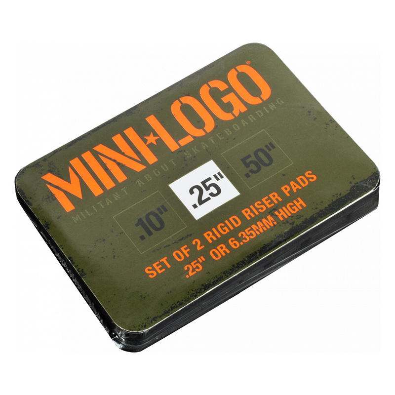 Mini Logo Riser Pad 0.25 Black -2-pack-