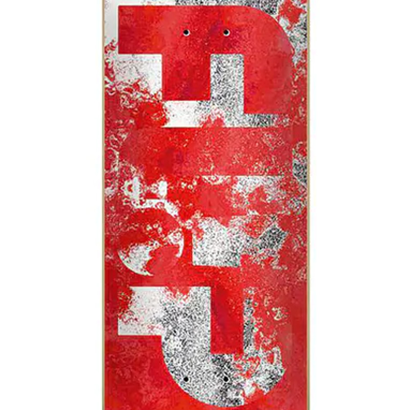 Flip Distortion Skateboard Deck Red 8.0