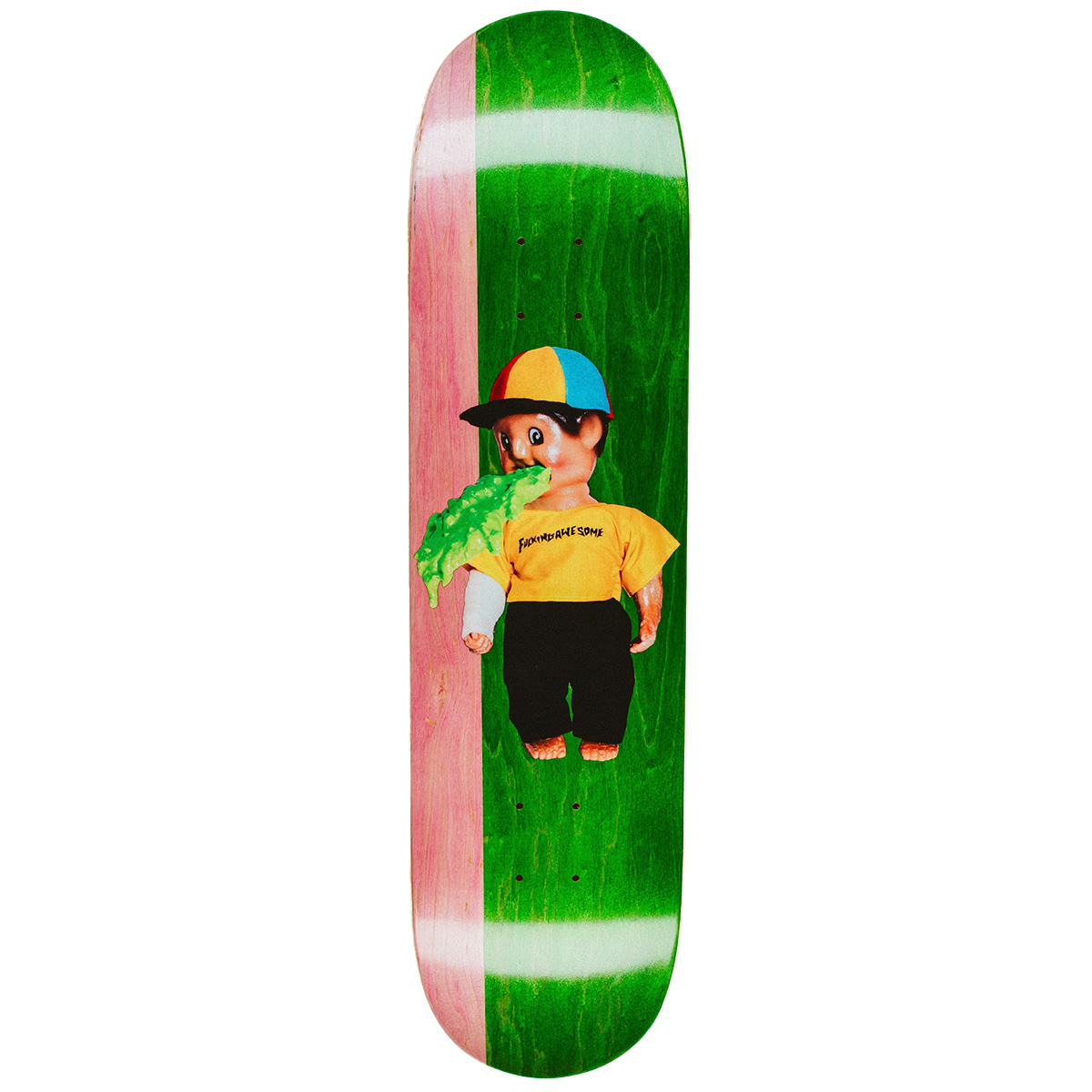 Fucking Awesome Wanto Throw Up Man Skateboard Deck -Shape 2- 8.5 Fucking Awesome Wanto Throw Up Man Skateboard Deck -Shape 2- 8.5