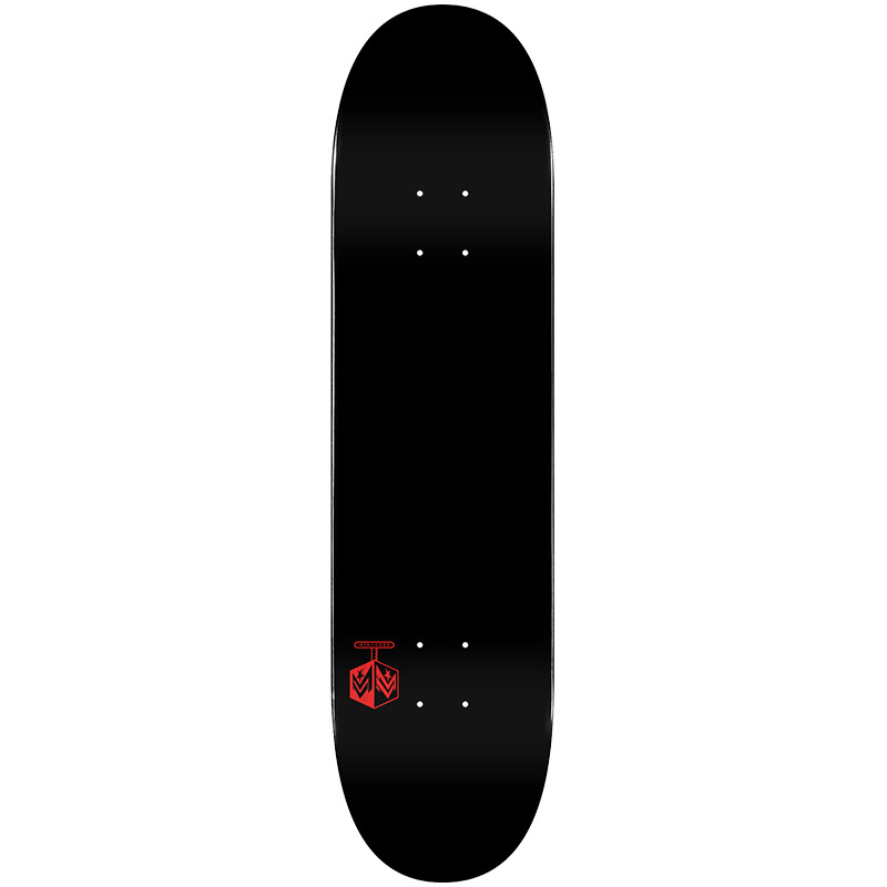 Mini Logo Chevron Detonator 15 Birch Skateboard Deck Solid Black Shape 244 8.5