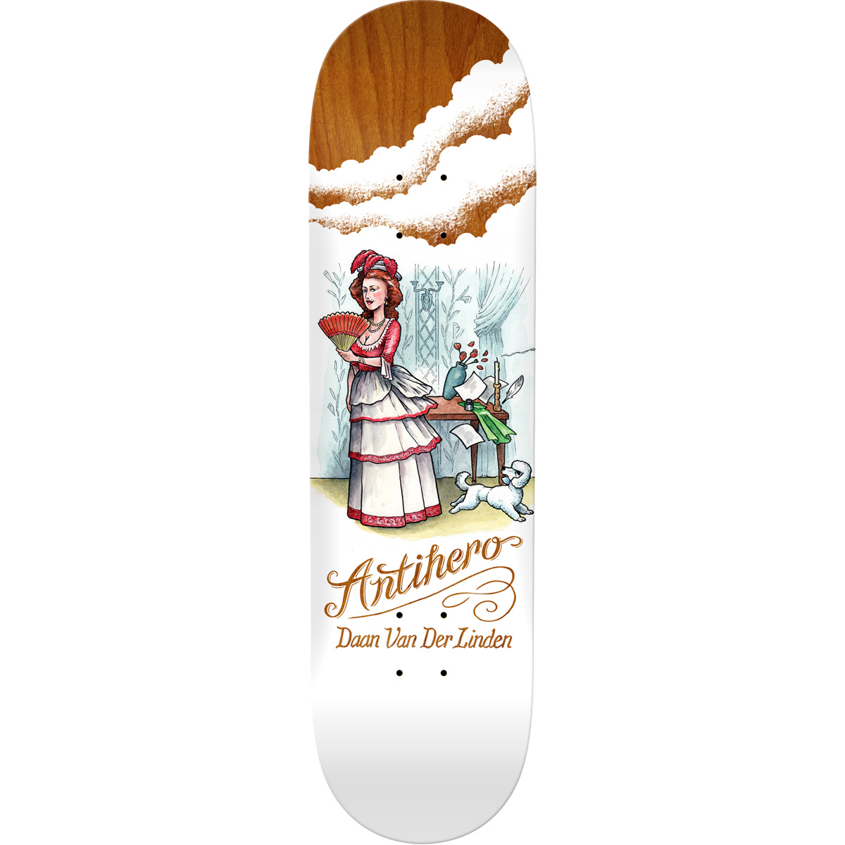Anti Hero Daan Flatulent Beauties Skateboard Deck 8.5