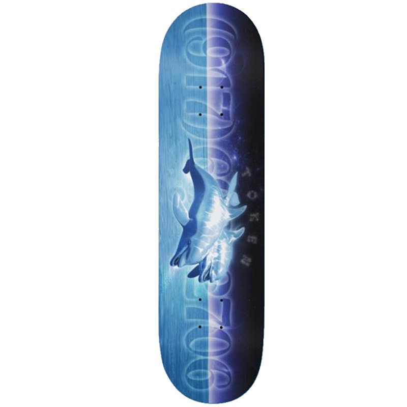 Call Me 917 Dolphin Token Slick Skateboard Deck 8.25 x 31.8