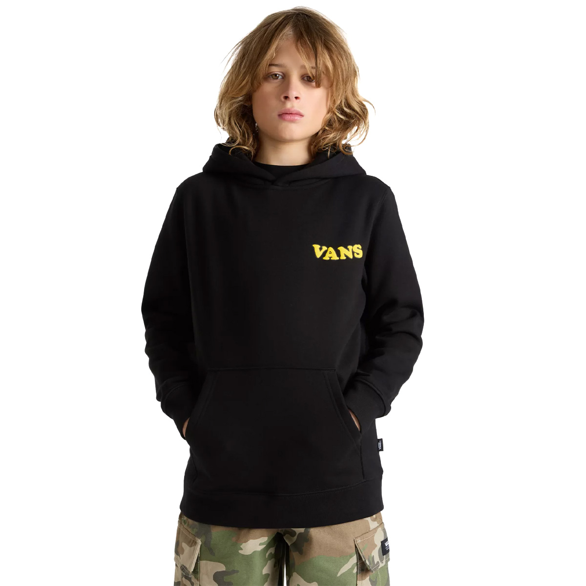Vans Kids B Hasta La Shaka Hooded Sweater Black Vans Kids B Hasta La Shaka Hooded Sweater Black