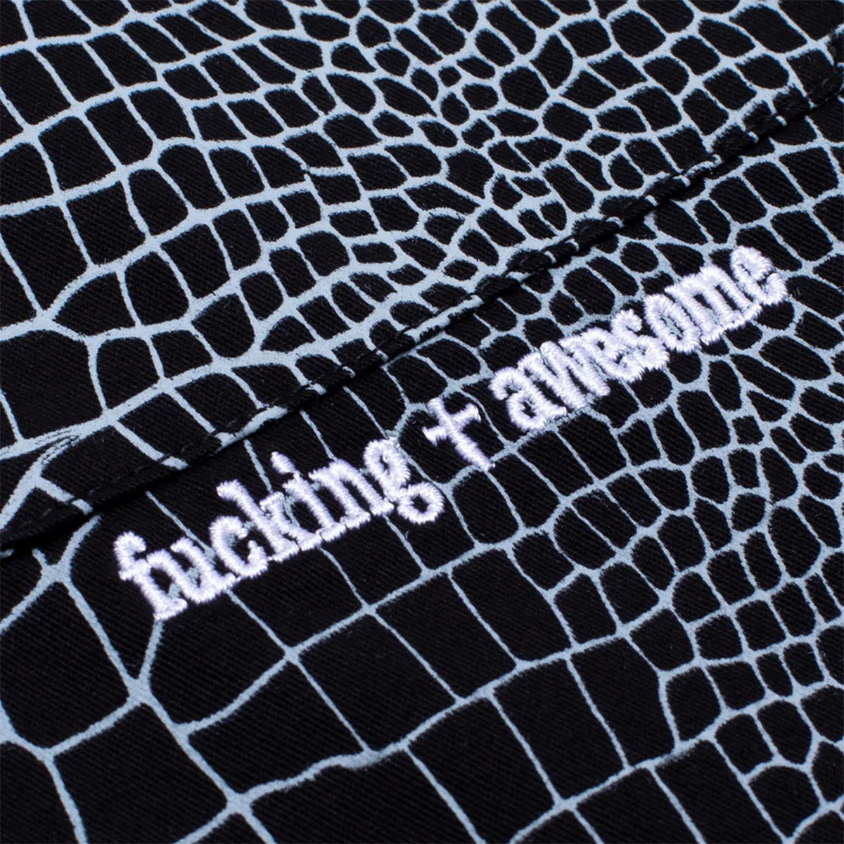Fucking Awesome Crocodile Shirt Black Fucking Awesome Crocodile Shirt Black