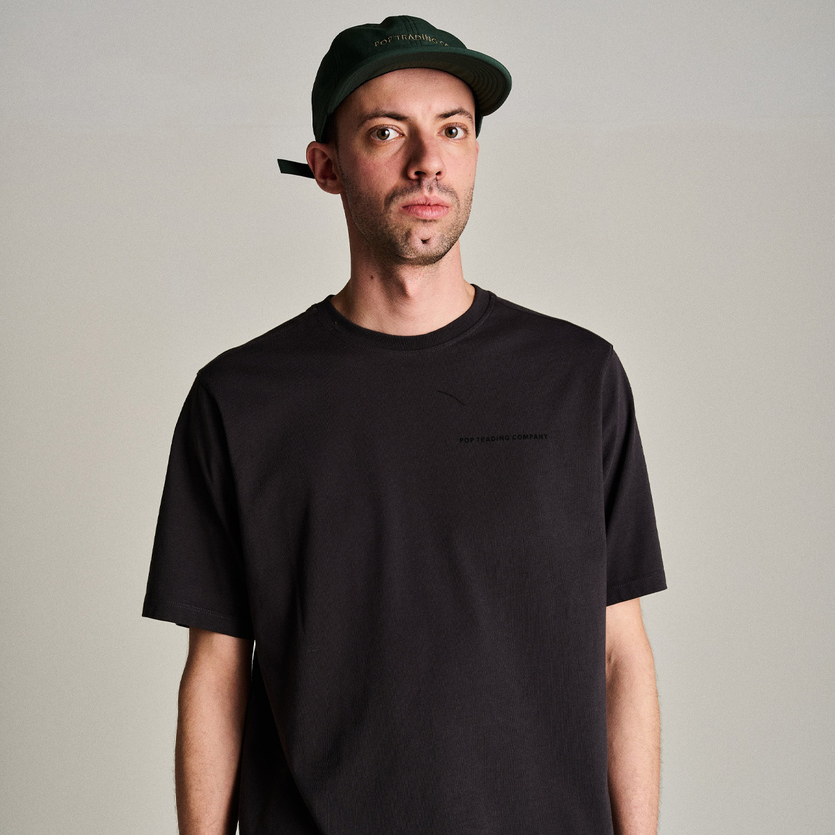 POP Logo T-Shirt Anthracite/Black POP Logo T-Shirt Anthracite/Black
