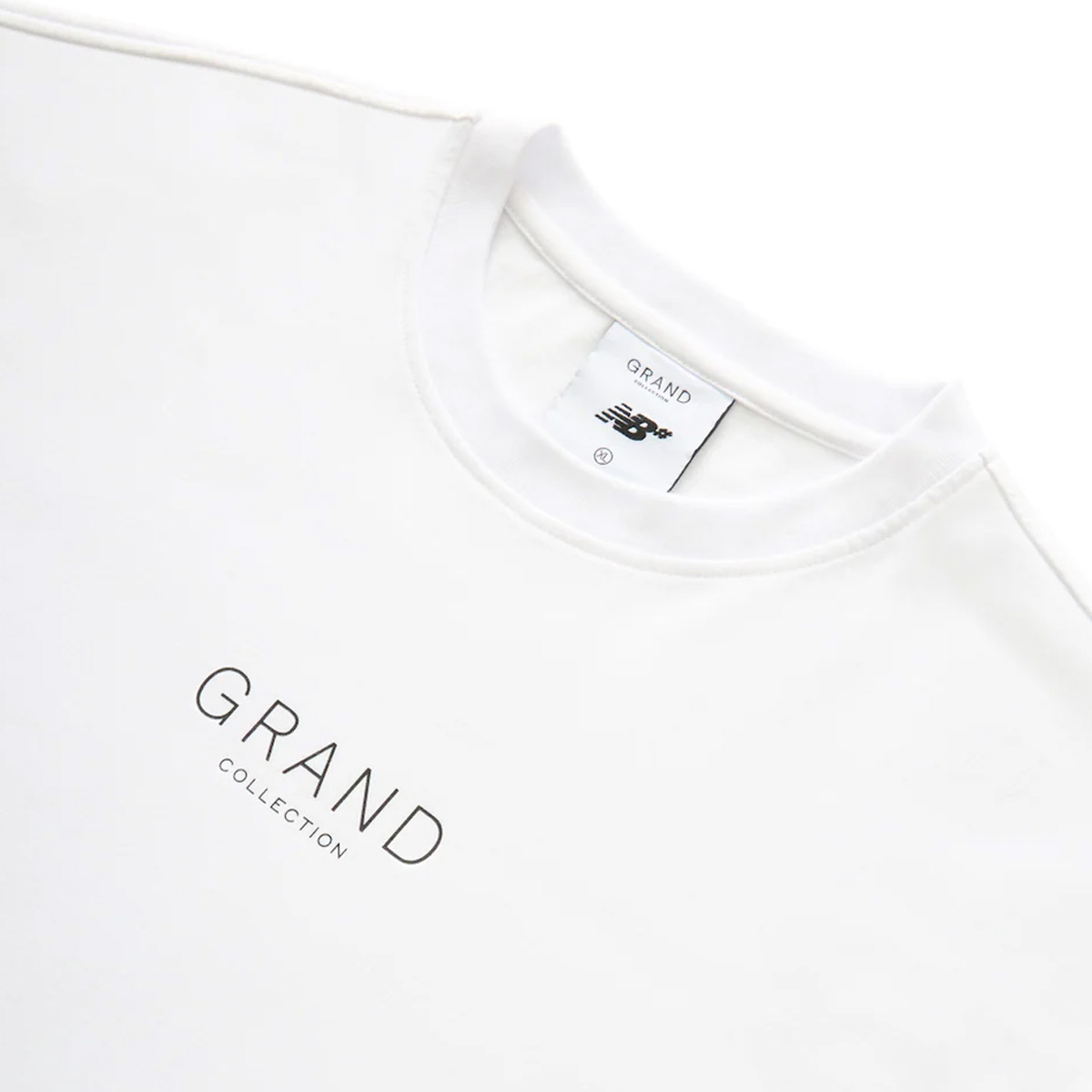 Grand Collection x New Balance Grand Classic Logo T-Shirt White Grand Collection x New Balance Grand Classic Logo T-Shirt White