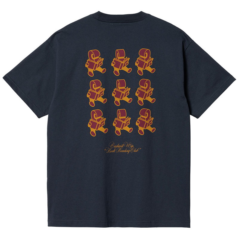 Carhartt WIP Reading Club T-Shirt Blue Carhartt WIP Reading Club T-Shirt Blue