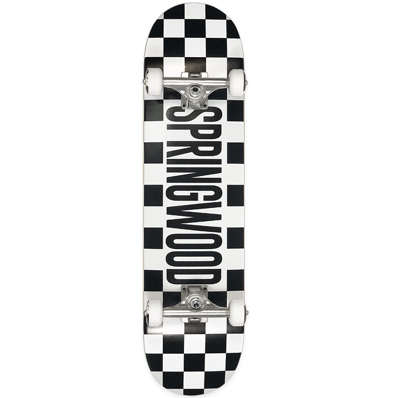 Springwood Checkers Complete Skateboard 8.0