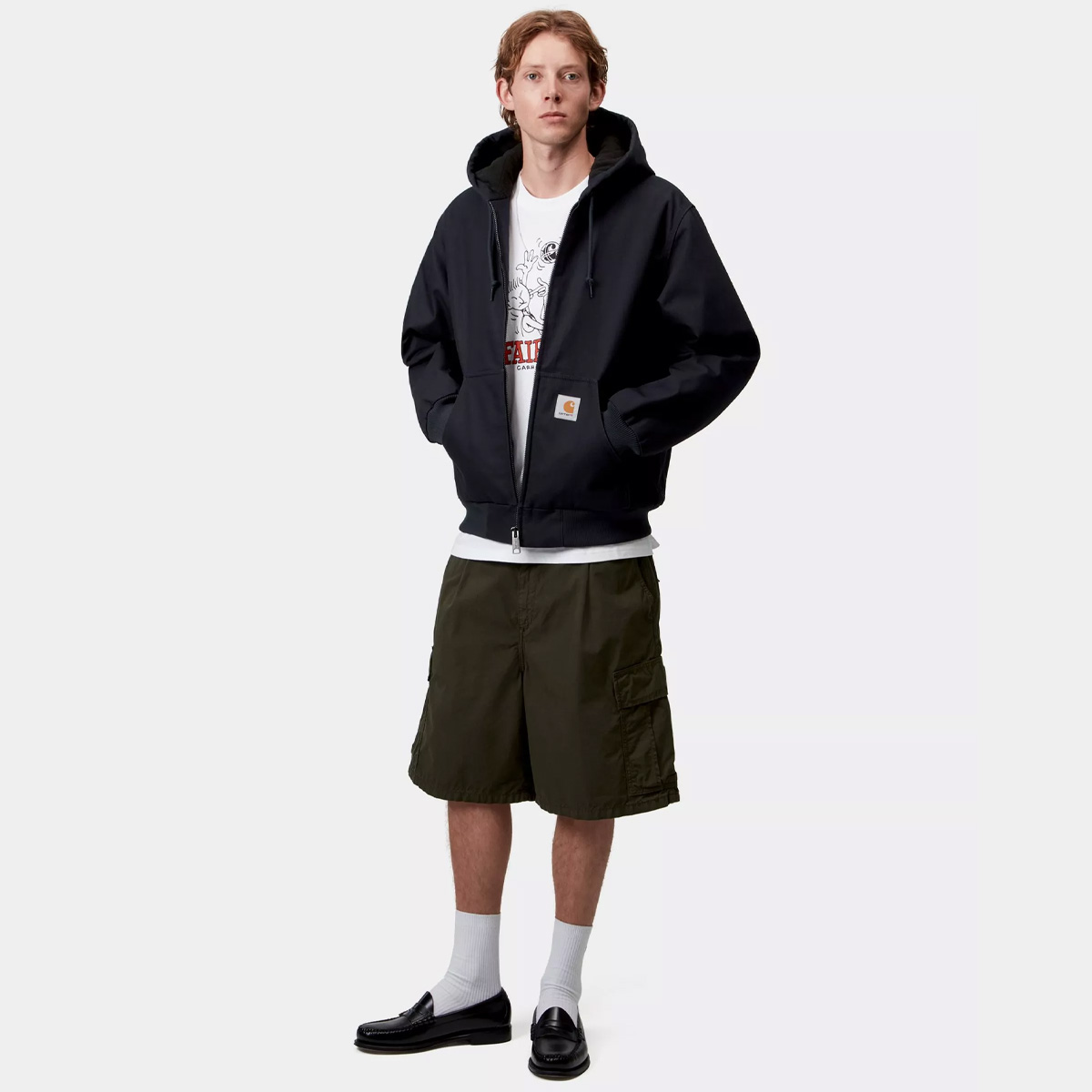 Carhartt WIP Active Jacket Dark Navy Rigid - Winter Carhartt WIP Active Jacket Dark Navy Rigid - Winter