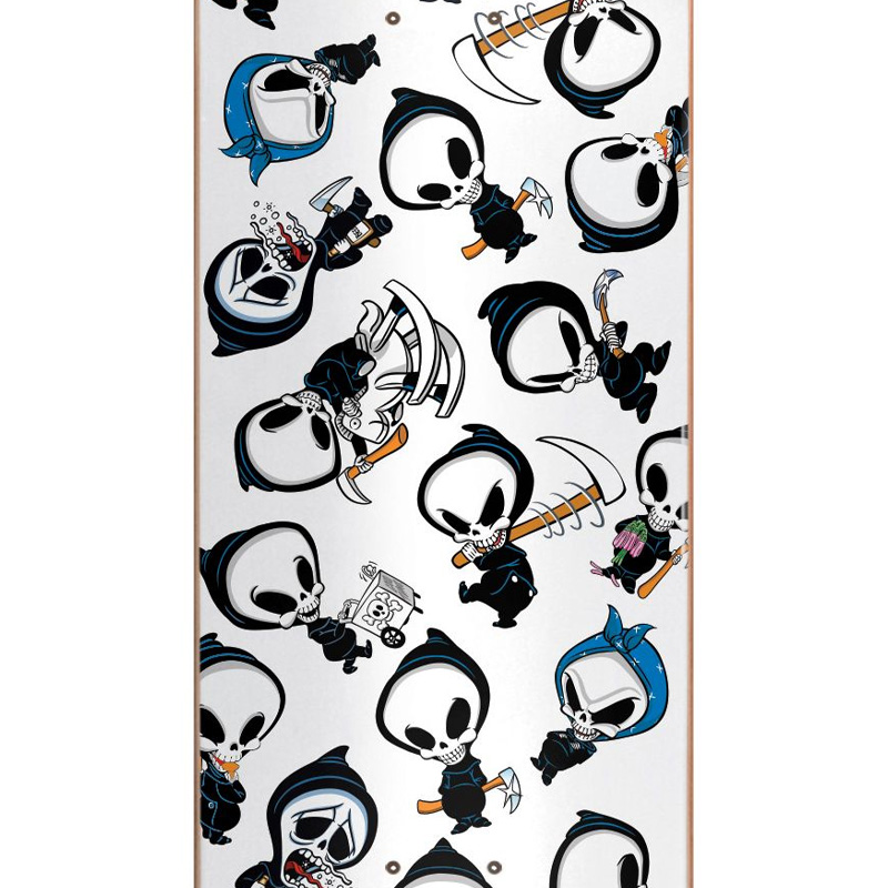 Blind Reaper Wallaper RHM Skateboard Deck White 7.75 Blind Reaper Wallaper RHM Skateboard Deck White 7.75