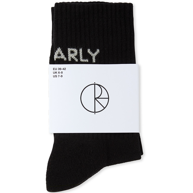 Polar Gnarly Huh! Rib Socks Black