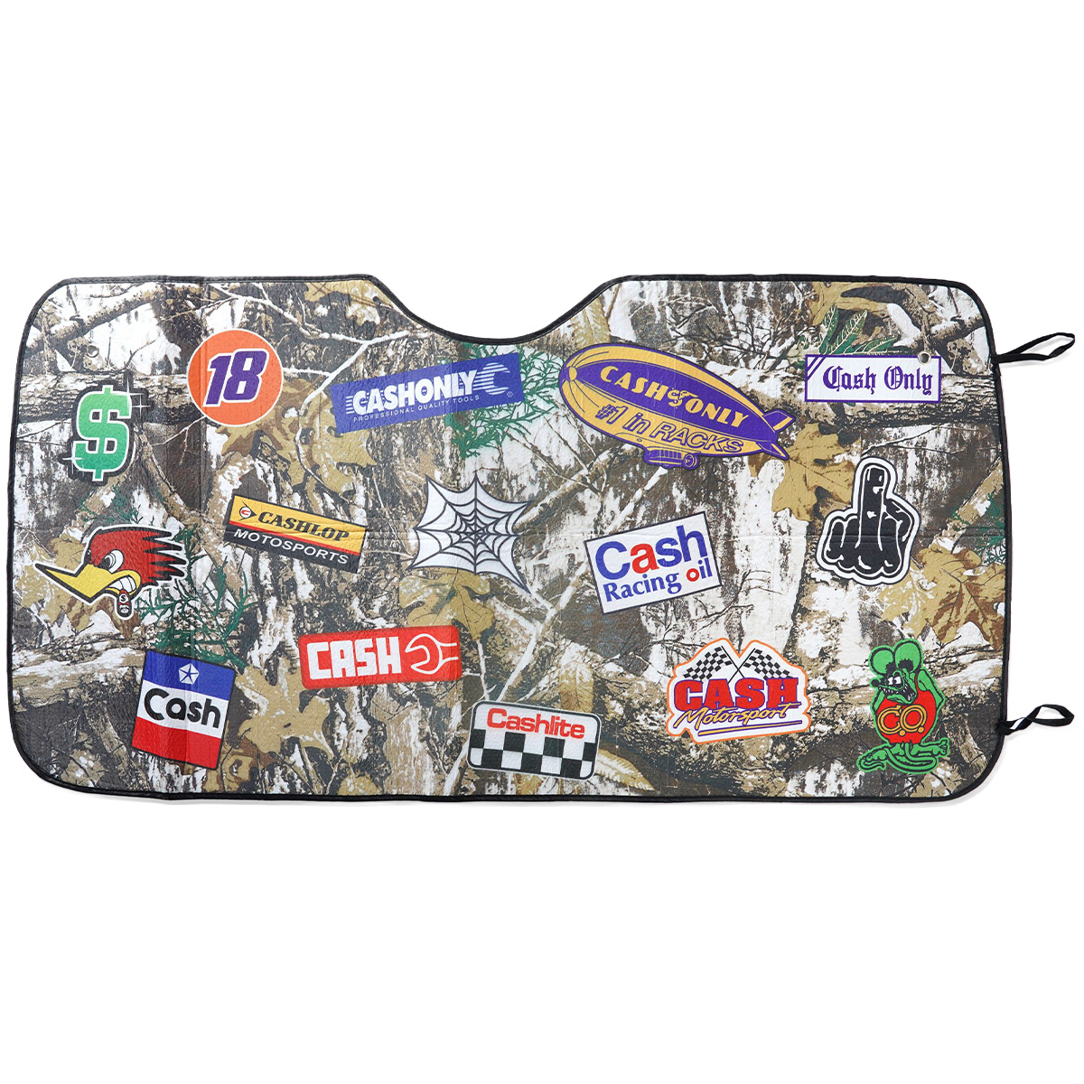 Cash Only Car Sunshade Multi